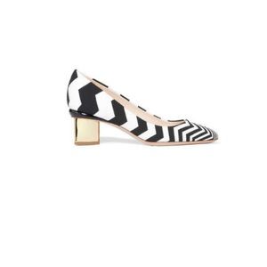 NICHOLAS KIRKWOOD Prism Printed Satin Pumps